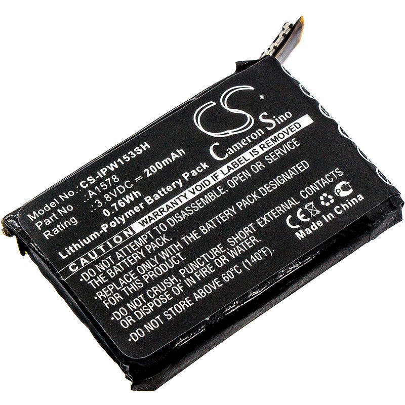 Smartwatch Battery CS-IPW153SH for Apple Watch 38mm etc.