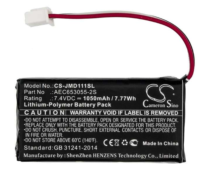 Speaker Battery  CS-JMD111SL  for  JBL Flip 1 AEC653055-2S