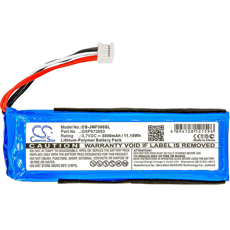 Speaker Battery CS-JMF300SL for JBL Flip 3 etc.