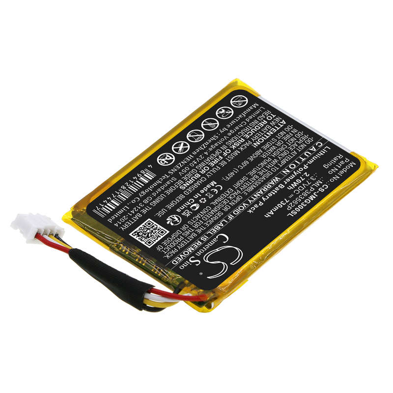 Speaker Battery  CS-JMG300SL  for  JBL  GO 3  MLP383562P