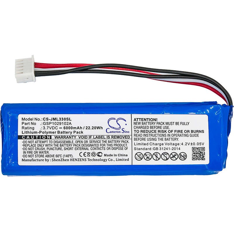 Speaker Battery CS-JML330SL for JBL Charge 3