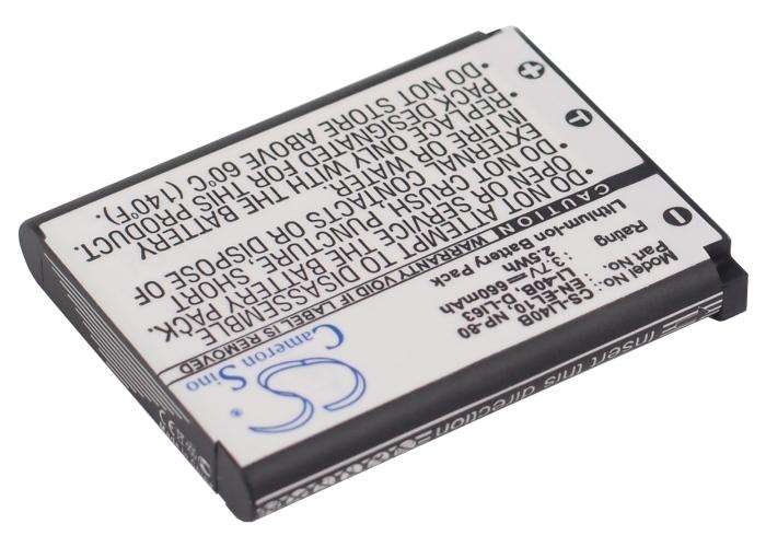 Camera Battery CS-LI40B for Nikon EN-EL10 etc.