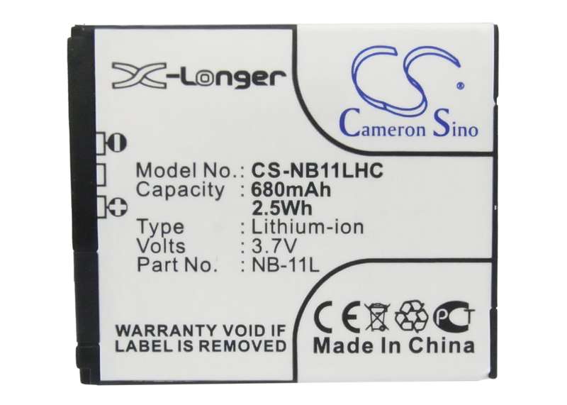 Camera Battery CS-NB11LHC for CANON ELPH 110 HS etc.