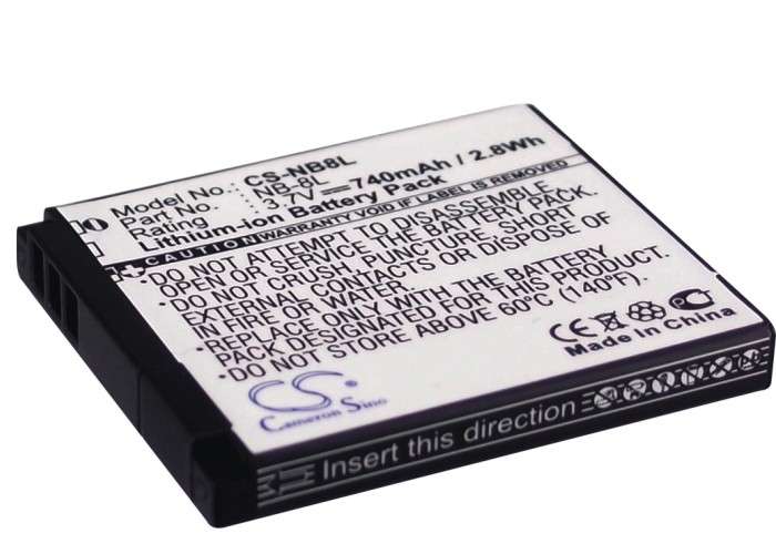 Camera Battery CS-NB8L for CANON NB-8L