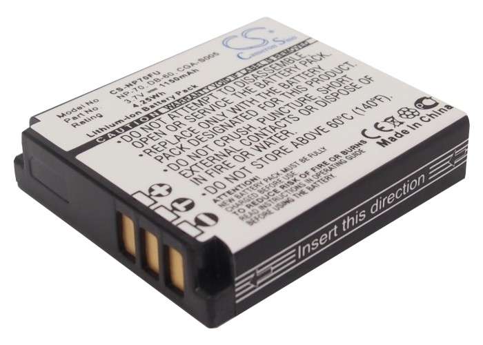 Camera Battery CS-NP70FU for FUJIFILM NP-70 etc.