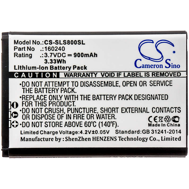 Wireless Headset Battery  CS-SLS800SL  for  Steelseries  Siberia 800  160240  etc.
