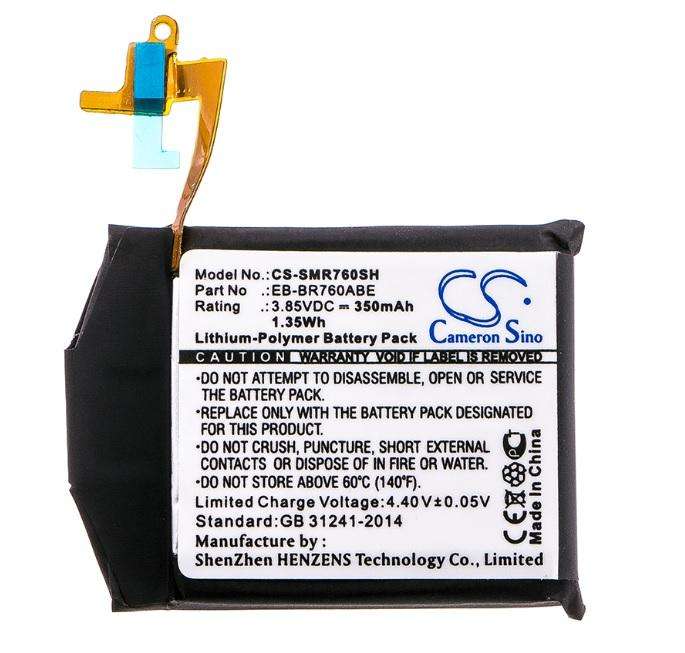 Smartwatch Battery  CS-SMR760SH  for  SamsungGear S3 Classic   EB-BR760  etc.
