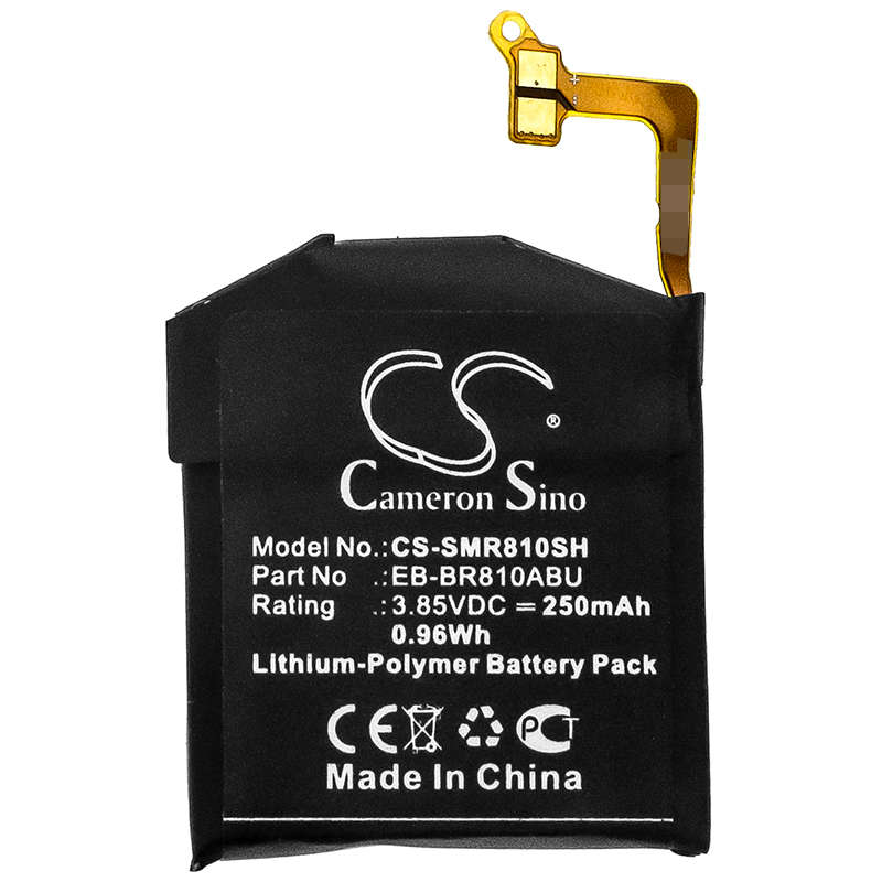Smartwatch Battery  CS-SMR810SH  for  SamsungGalaxy Watch 42mmSM-R810SM-R815 etc.