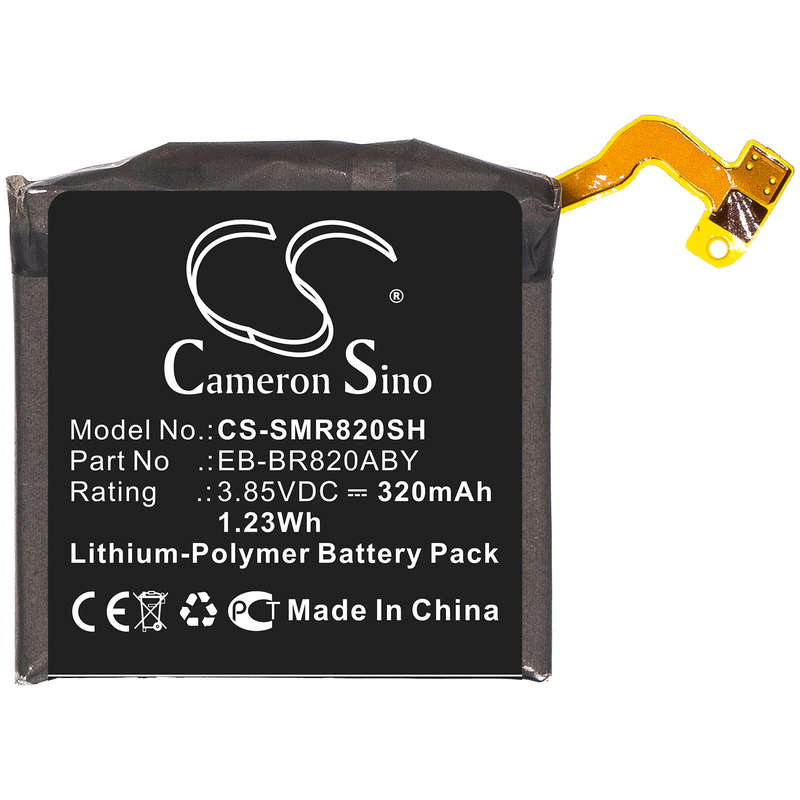Smartwatch Battery  CS-SMR820SH  for  Samsung SM-R820  GH43-04966A  etc.