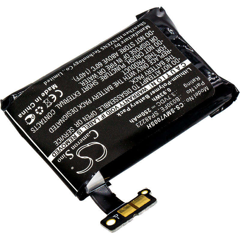 Smartwatch Battery  CS-SMV700SH  for  SamsungGear 1SM-V700  GH43-03992A  etc.