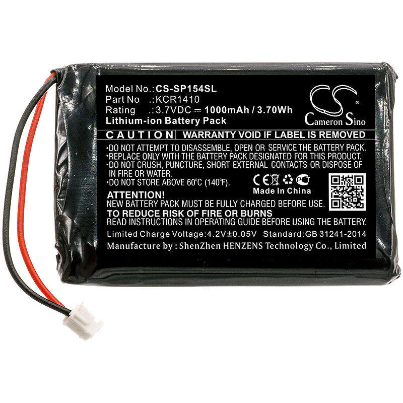 Game, PSP, NDS Battery  CS-SP154SL  for  Sony  Playstation 4 Controller  KCR1410  etc.