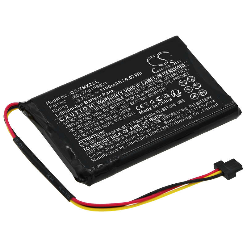 GPS, Navigator Battery  CS-TMX2SL  for  TomTom  4ET03  6027A0106801  etc.