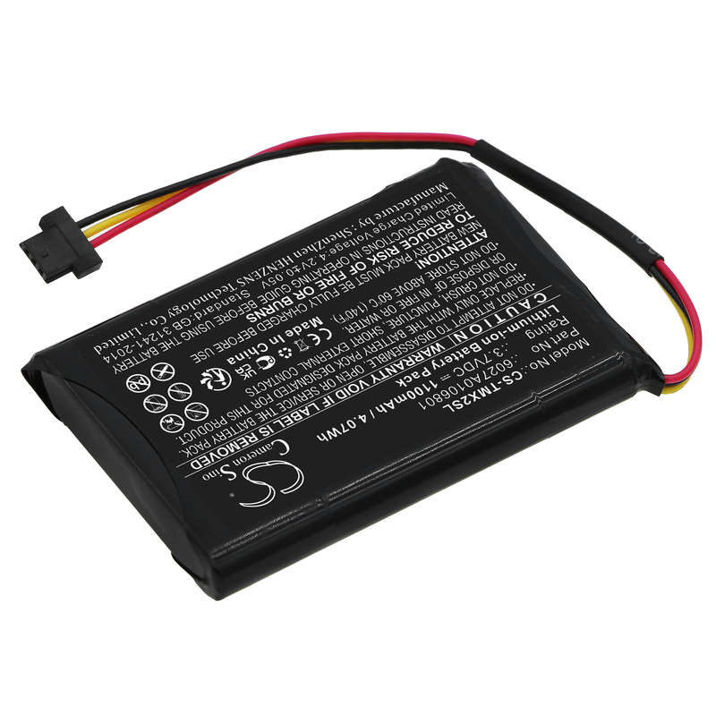 GPS, Navigator Battery  CS-TMX2SL  for  TomTom  4ET03  6027A0106801  etc.