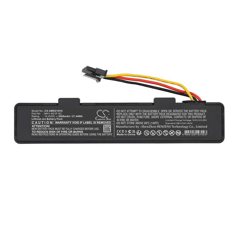 Vacuum Battery  CS-XMR210VX  for  XiaomiMi Robot Vacuum Mop P  MH1-4S1P-SC  etc.
