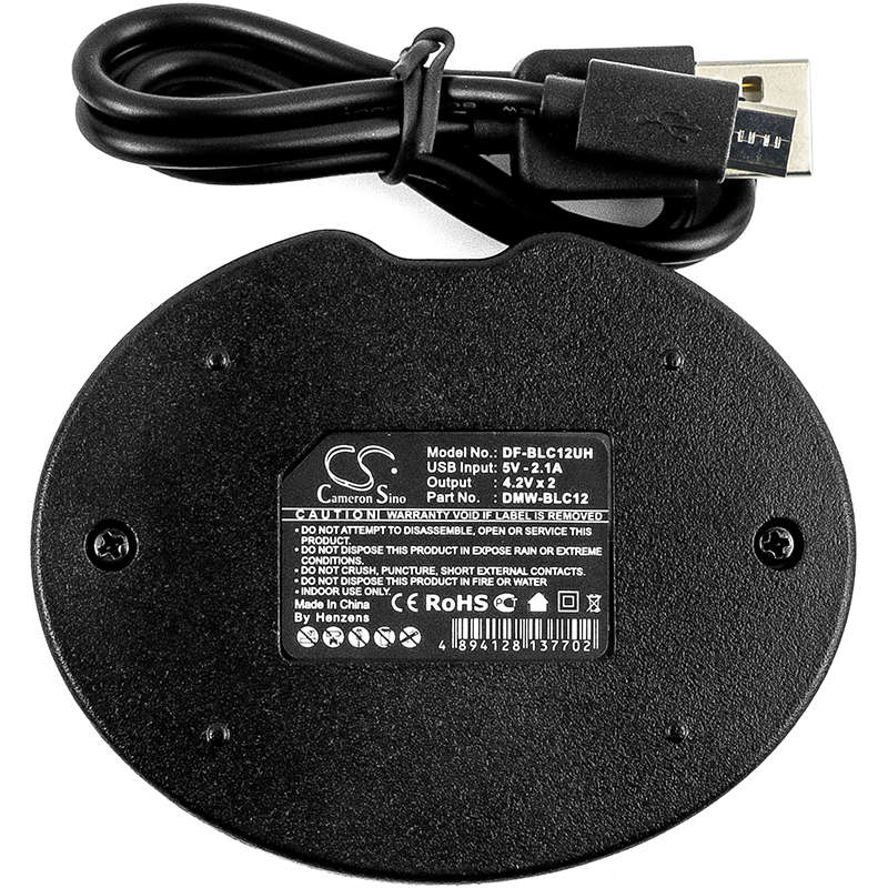 Camera Charger DF-BLC12UH for PANASOINC Lumix DMC-FZ1000 etc.