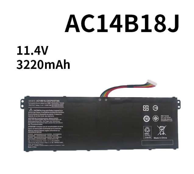 Notebook, Laptop Battery ITCS-ACERAC14B18JRM for ACER Aspire ES1-111 etc.