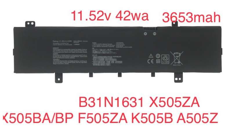 Notebook, Laptop Battery  ITCS-B31N1631YX  for  Asus  A505BA  B31N1631  etc.
