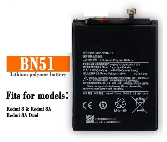 Mobile, SmartPhone Battery  ITCS-BN51LHH  for  XIAOMI  REDMI  BN51