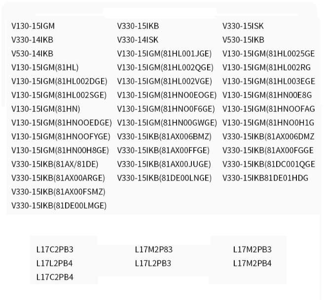 Notebook, Laptop Battery  ITCS-L17L2PB3RM  for Lenovo  V330-15ISK/5-15IKB  L17L2PB3 etc.