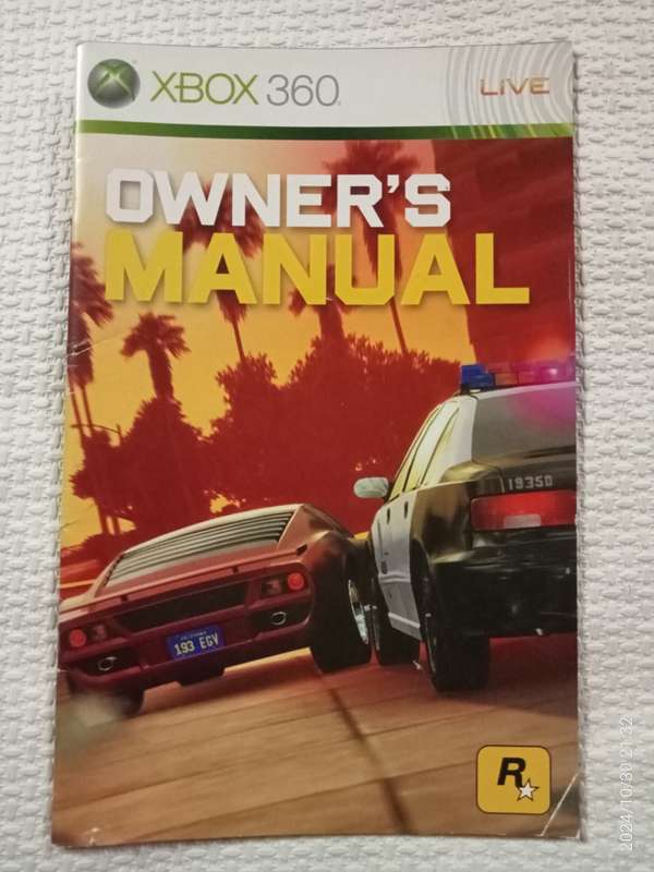 Midnight Club: Los Angeles - MANUAL ONLY (Xbox 360)