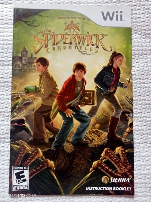 The Spiderwick Chronicles - MANUAL ONLY (Wii)