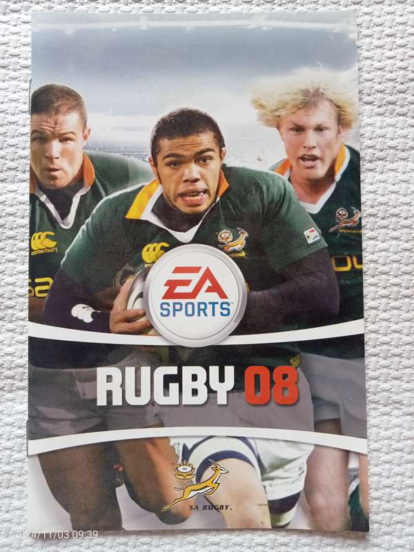 Rugby 08 - MANUAL ONLY (PS2)