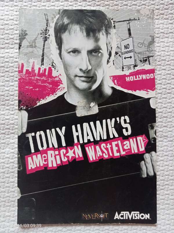 Tony Hawk's American Wasteland - MANUAL ONLY (PS2)
