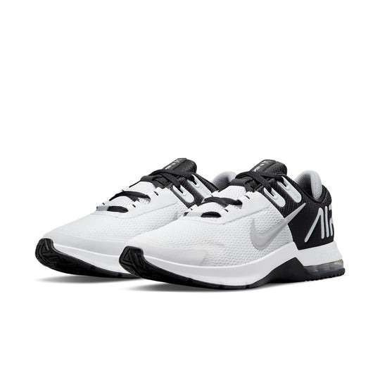 Nike Men`s Air Max Alpha Trainer 4 White/ Wolf Grey Black CW3396 100 Size UK 7/8 (SA 7/8)