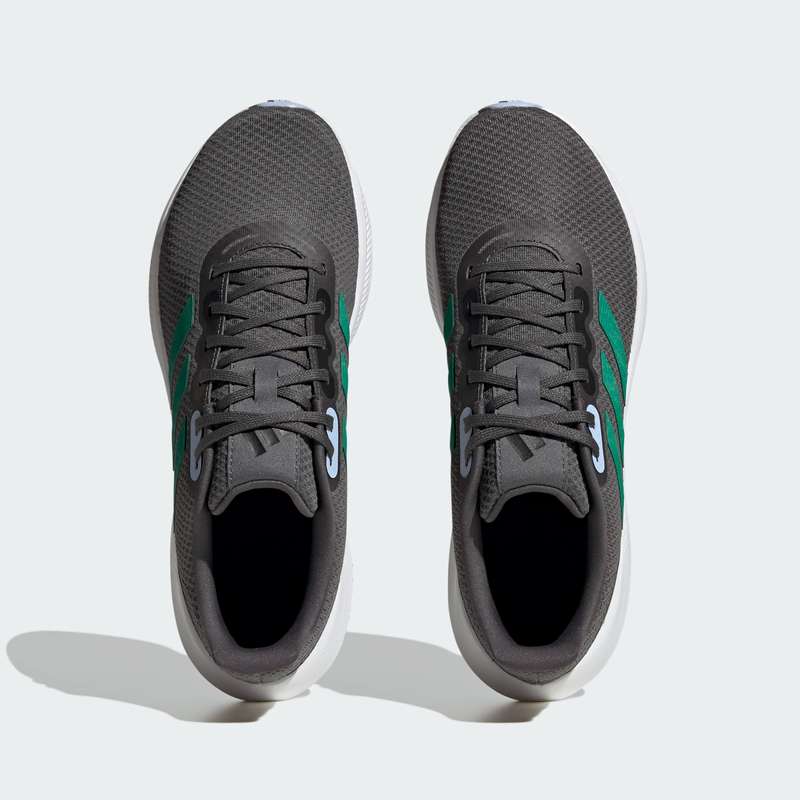 adidas Men`s Runfalcon 3.0 Cloudfoam Low Running Grey Six/ Court Green HP7552 Size UK 11 (SA 11)