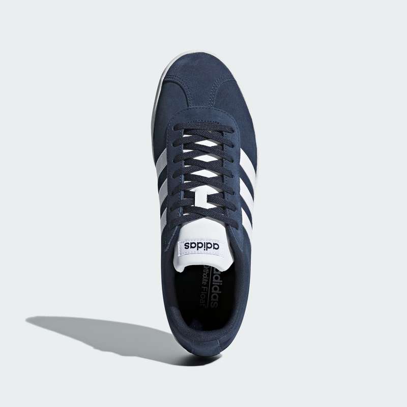adidas Men`s VL Court 2.0 Collegiate Navy / Cloud White DA9854 Size UK 11 (SA 11)