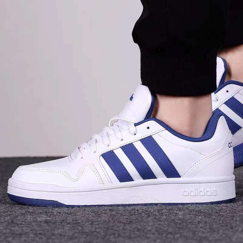 adidas Men`s Neo Postmove SB White/ Blue H00461 Size UK 10 (SA 10)
