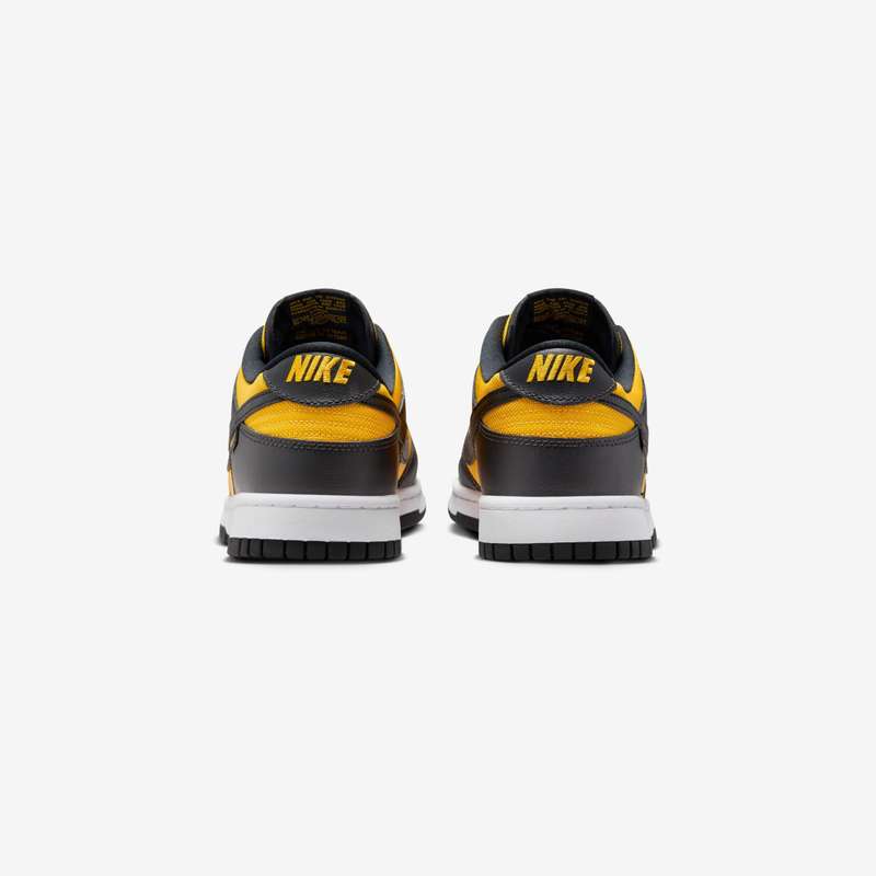 Nike Men`s DUNK LOW Black/ White/ University Gold FZ4618 001 Size UK 12 (SA 12)