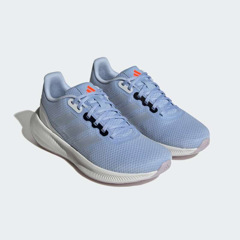 adidas Women's Runfalcon 3.0 Blue Dawn/ Zero Metalic/ Silver Dawn HP7555 Size UK 6 (SA 6)
