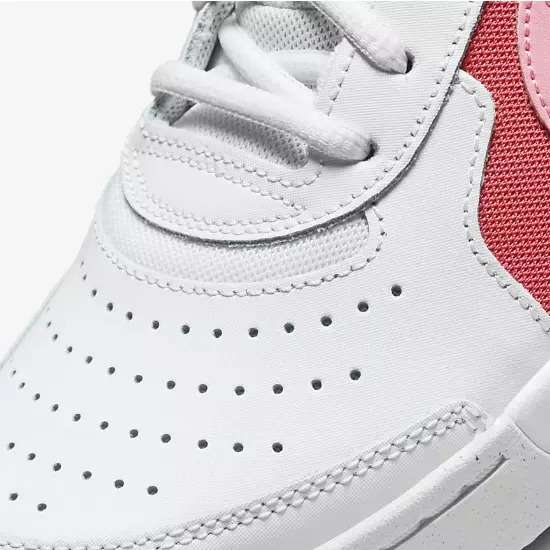 Nike Women's Court Air Zoom Lite 3 White/ Pink DV3279 101 Size UK 7 (SA 7)