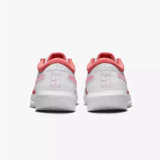 Nike Women's Court Air Zoom Lite 3 White/ Pink DV3279 101 Size UK 7 (SA 7)