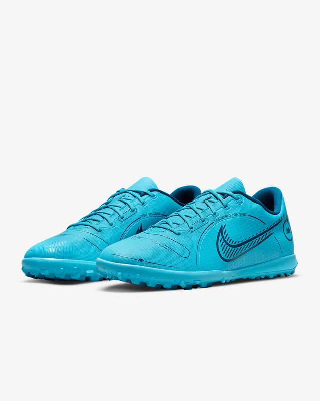 Nike Men`s Mercurial Vapor 14 Club TF Chlorine/ Laser Orange DJ2908 484 Size UK 9/10.5 (SA 9/10)