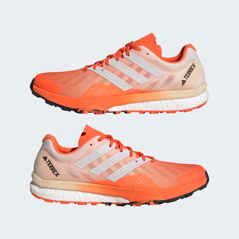 adidas TERREX Men`s Speed Ultra Trail Running Impact Orange HR1120 Size UK 9 (SA 9)