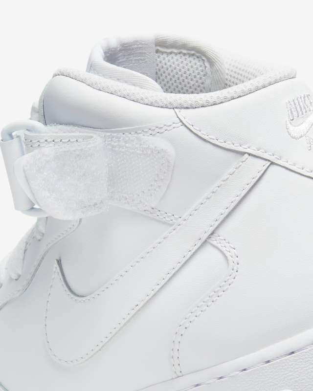 Nike Women's Air Force 1 '07 Mid White/ White DD9625 100 Size UK 5.5 / 7 (SA 5.5/ 7)