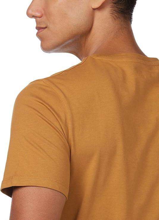 TIMBERLAND Men`s Northwood TFO Wordmark Logo Short Sleeve Tee Wheat TB0A5RB6 Size Large