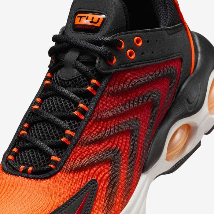 Nike Men`s Air Max TW SE Black/Total Orange/Summit White FJ2590 001 Size UK 8/9 (SA 8/9)