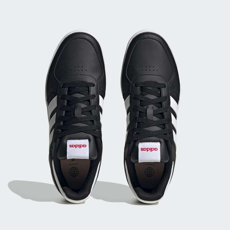 adidas Men`s Courtbeat Sneakers Core Black / Cloud White / Better Scarlet HQ1763 Size UK 11 (SA 11)
