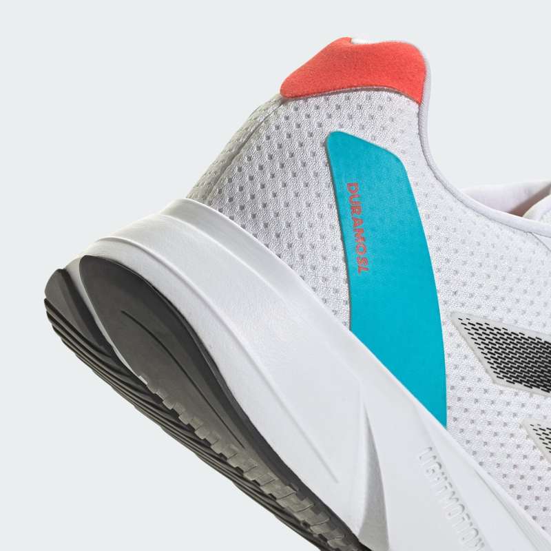 adidas Men's Duramo SL Cloud White / Core Black / Lucid Cyan IF7869 Size UK 11 (SA 11)