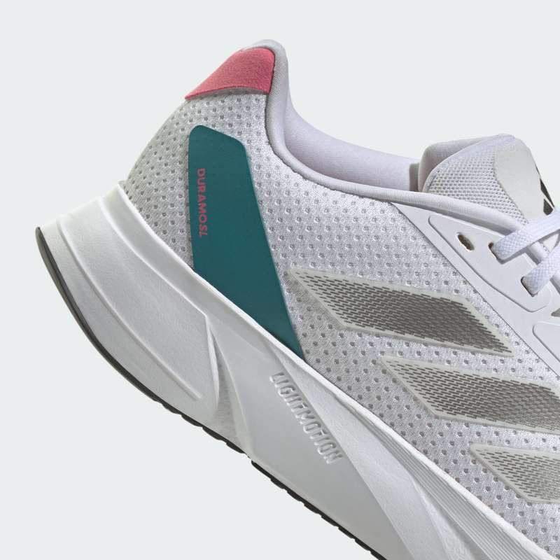 adidas Women`s Duramo SL Cloud White/ Night Metallic/ Pink Fusion IF7890 Size UK 5/7 (SA 5/7)