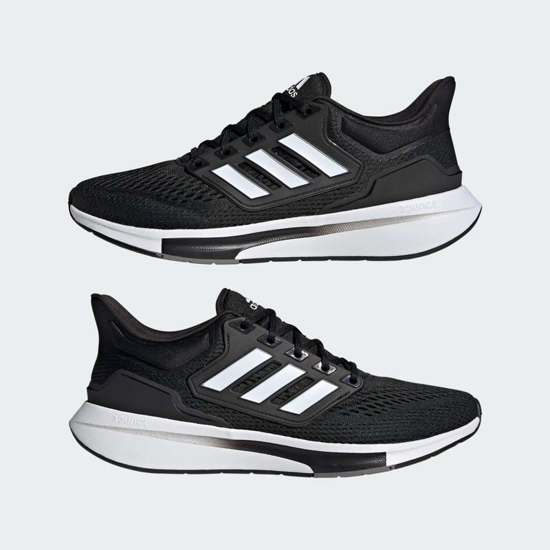 adidas Men's EQ21 Run Core Black/ Cloud White/ Grey Four GY2190 Size UK 10.5 (SA 10.5)