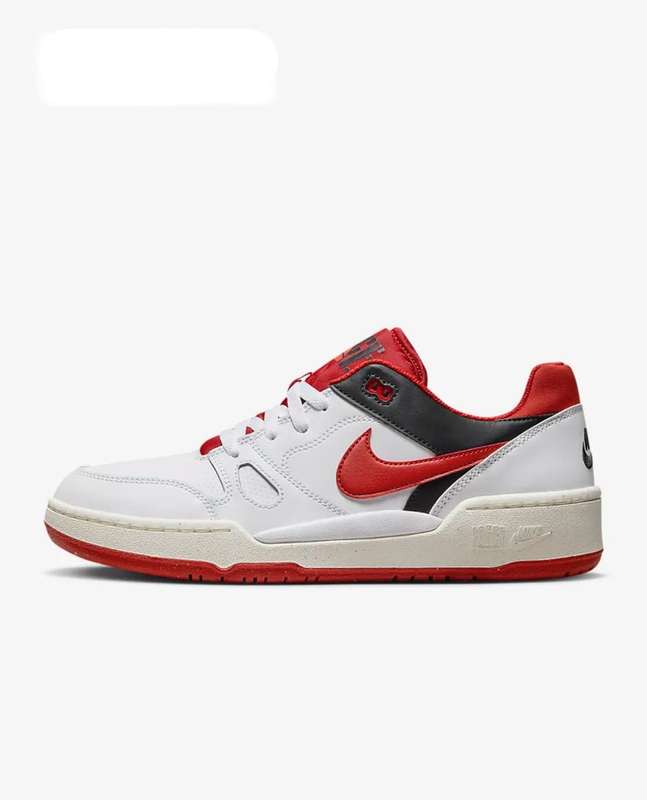 Nike Men's FULL FORCE LOW White/ Mystic Red FB1362 102 Size UK 9 (SA 9)
