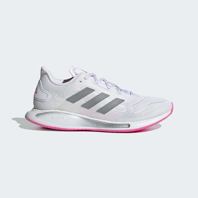 adidas Galaxar Run Cloud White / Silver Metallic / Screaming Pink FX6880 Size UK 6 (SA 6)