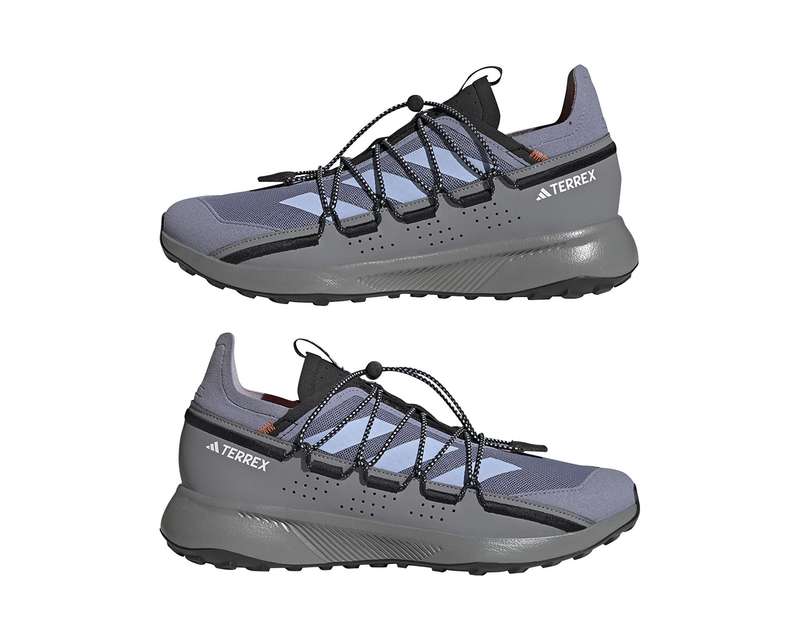 adidas TERREX Men`s Voyager 21 Travel Silver Violet/ Blue Dawn/ Grey HP8616 Size UK 11 (SA 11)