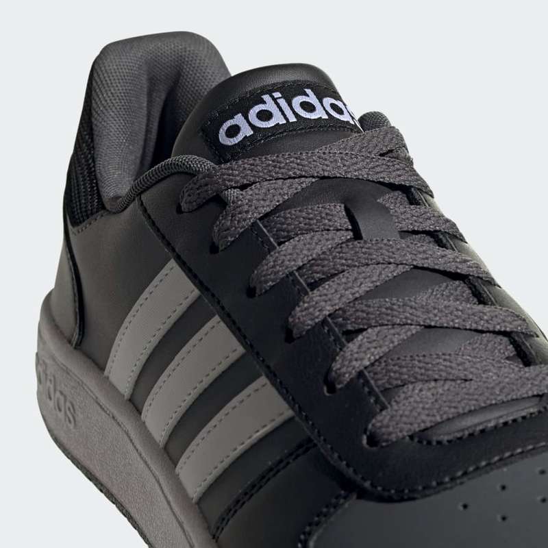 adidas Men`s HOOPS 2.0 Core Black/ Cloud White/ Grey Six FY8626 Size UK 11.5 (SA 11.5)
