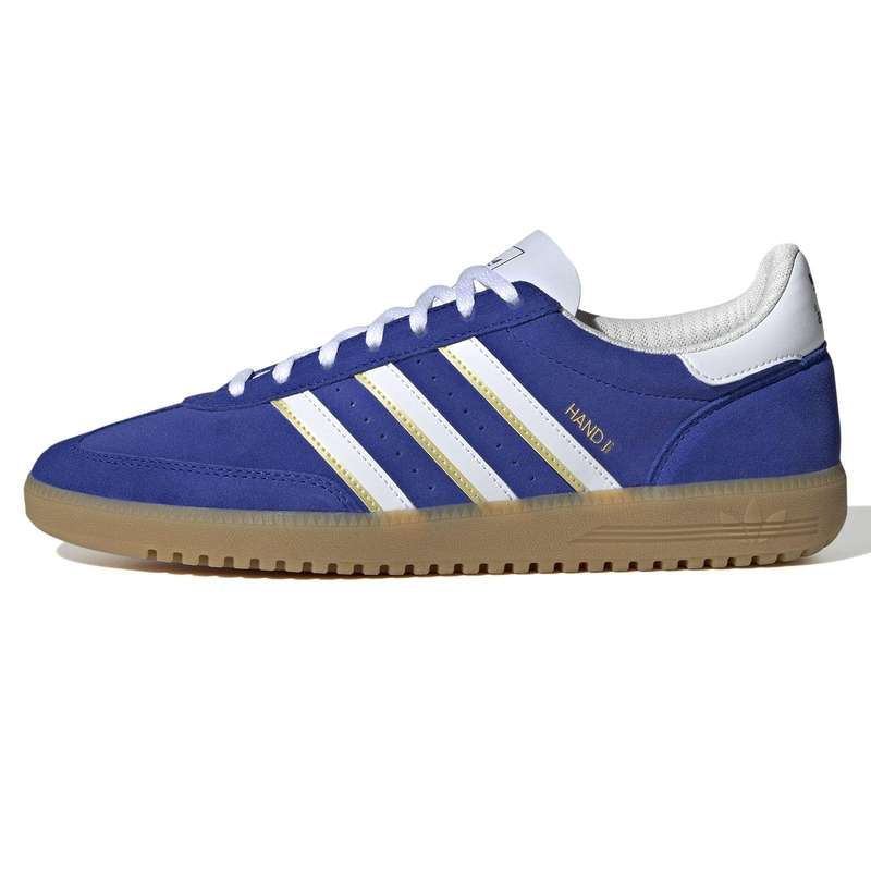 adidas Men`s HAND 2 Semi Lucid Blue/ White/ Mate Gold ID2115 Size UK 10.5 (SA 10.5)