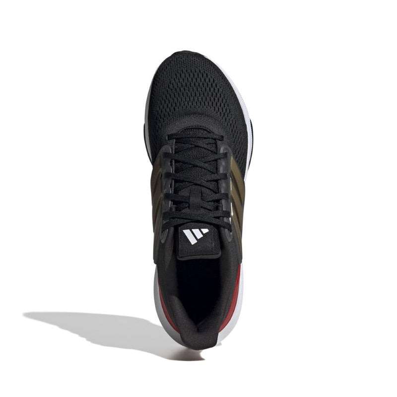 adidas Men`s RUNFALCON Black/ White/ Red ID2252 Size UK 9.5/10 (SA 9.5/10)